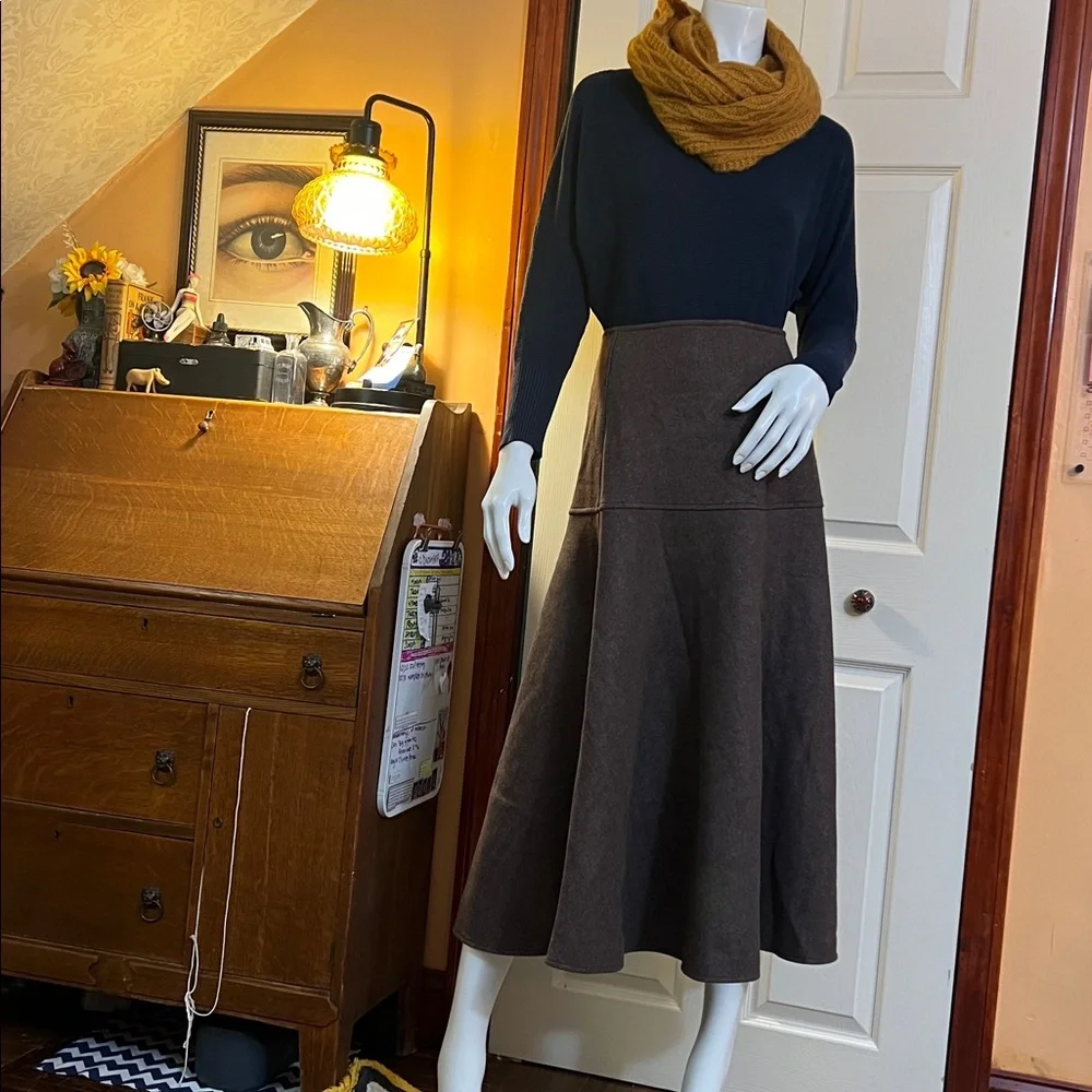 OGL FuzzLuxe Flared Maxi Skirt NWT - Picture 1 of 11